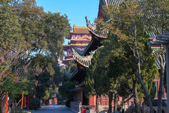 中國開封大相國寺景區(qū)建筑