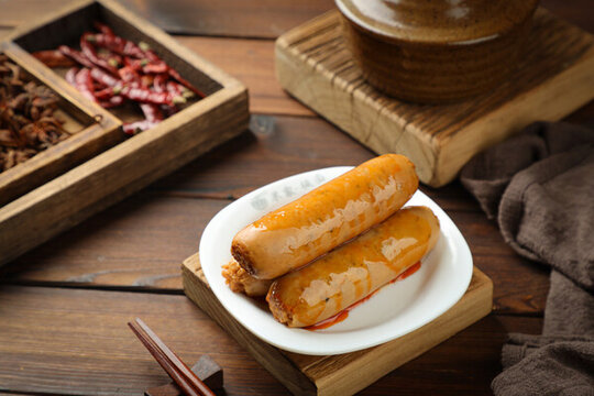 黑胡椒烤腸