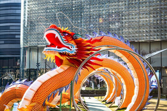 2024年龍年春節(jié)巨龍雕塑