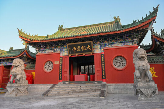 中國開封大相國寺景區(qū)建筑