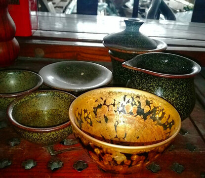 喝茶餐具瓷碗喝好茶