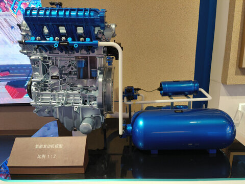 氫能汽車發(fā)動(dòng)機(jī)模型