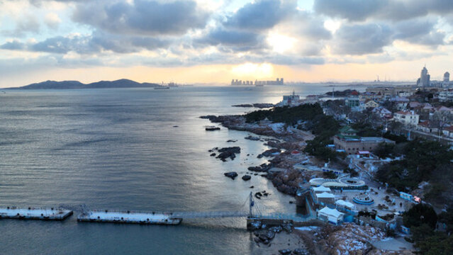 青島老城區(qū)雪景