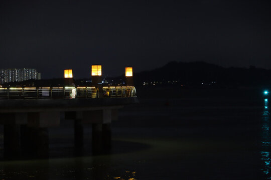 深圳灣城市夜景