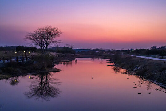 盈川古碼頭夜景