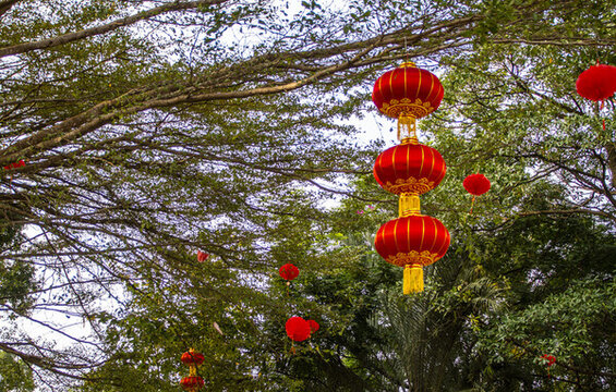 春節(jié)掛飾紅燈籠