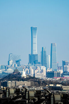 北京地標(biāo)建筑國(guó)貿(mào)cbd