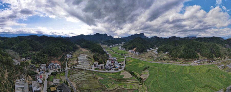 湖南崀山山村風(fēng)光