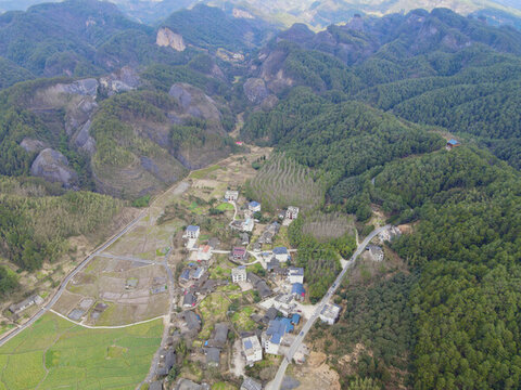 湖南崀山八角寨梯田