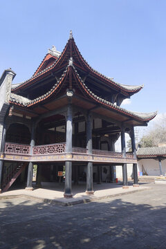 洛帶古鎮(zhèn)川北會館樂樓戲臺