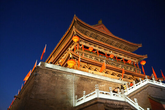 西安鼓樓夜景