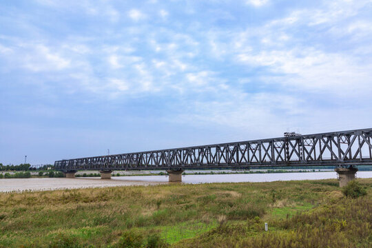 山東濟南新津浦鐵路黃河大橋