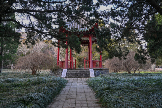 中國(guó)開封禹王臺(tái)古吹臺(tái)景區(qū)建筑