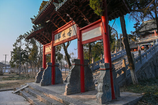 中國(guó)開封禹王臺(tái)古吹臺(tái)景區(qū)建筑