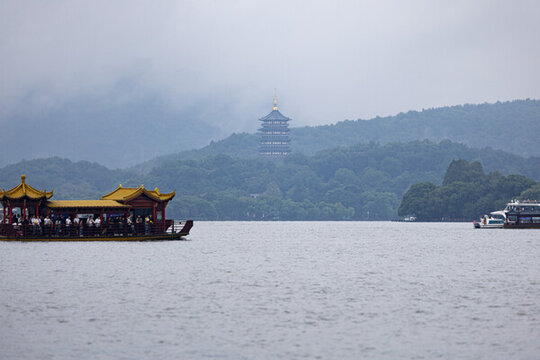 杭州西湖著名景點(diǎn)風(fēng)光