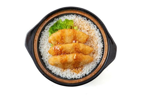 魚排煲仔飯