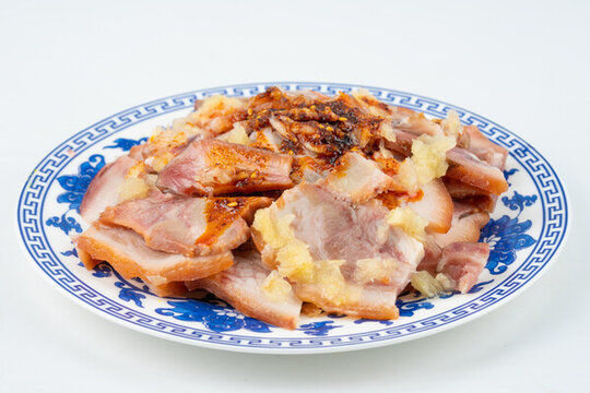 蒜汁豬頭肉