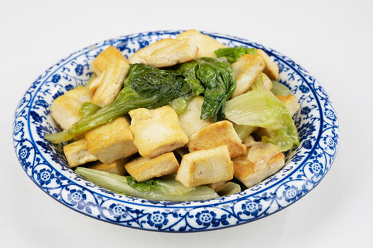 生菜燒豆腐