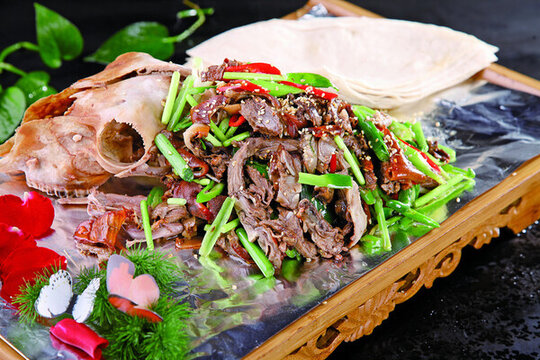 卷羊頭肉