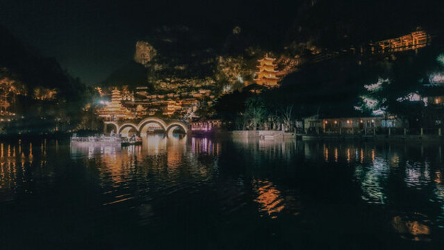 美麗的夜景
