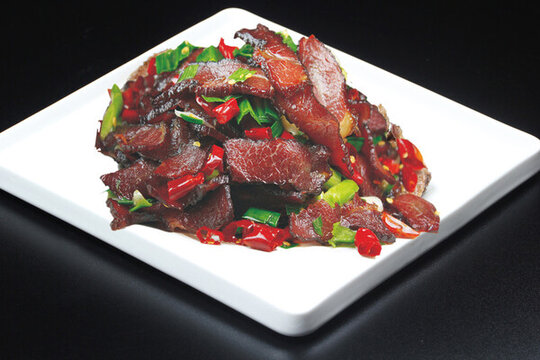 小炒臘牛肉