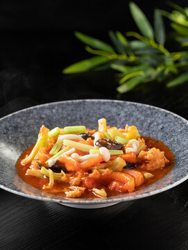 鮮茄煮菜花