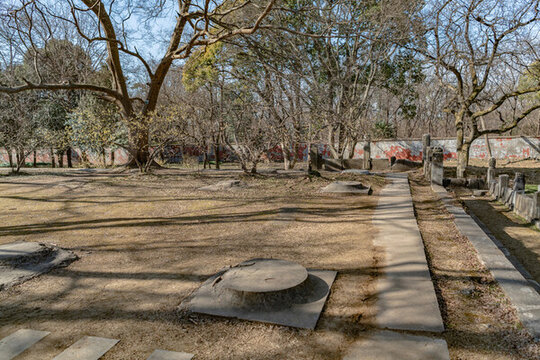 南京明孝陵古建筑遺址