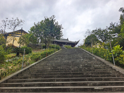 威遠縣鳳凰古寺階梯