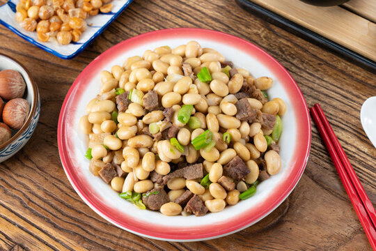 肉丁黃豆
