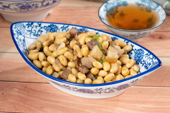 肉丁黃豆