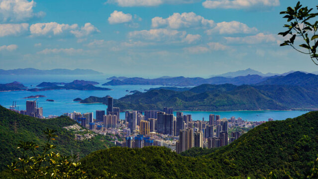 美麗深圳山海鹽田