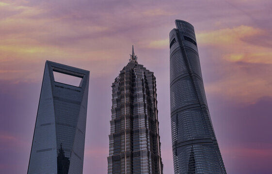 金茂大厦环球金融中的上海中心