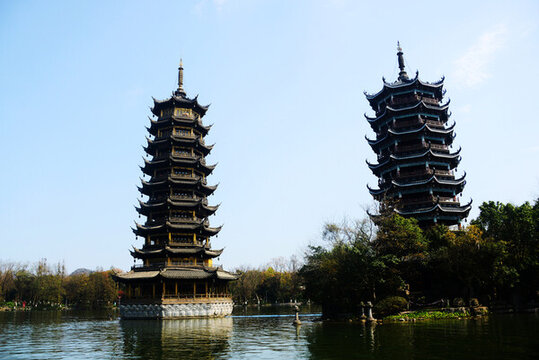 桂林雙塔