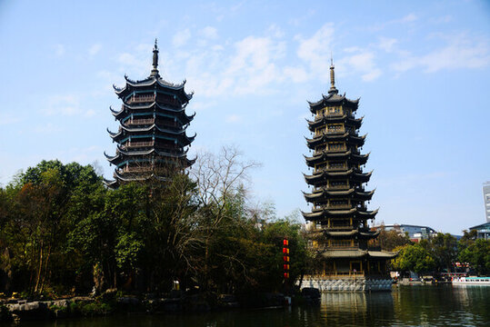 桂林雙塔