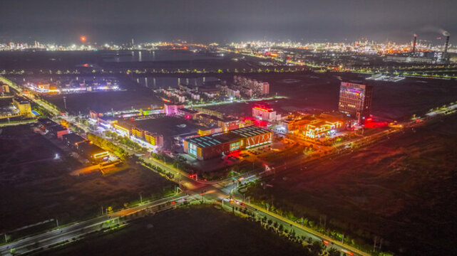 东营港经济开发区夜景