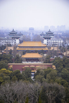 北京景山公園中軸線