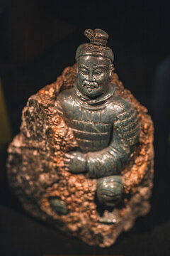 兵馬俑石雕