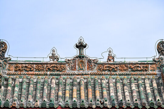 龍雕刻龍元素龍檐獸山陜甘會館