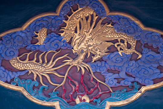 龍雕刻龍元素龍檐獸山陜甘會館