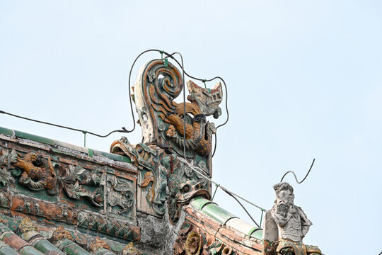 龍雕刻龍元素龍檐獸山陜甘會館