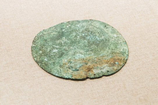 帶柄銅鏡文物