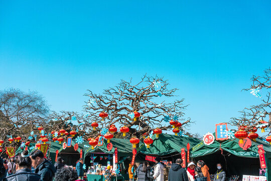 景山公園小攤