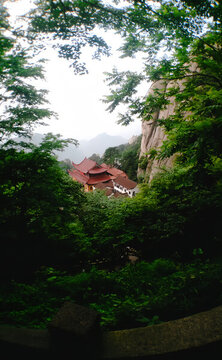 九華山拜經(jīng)臺古剎