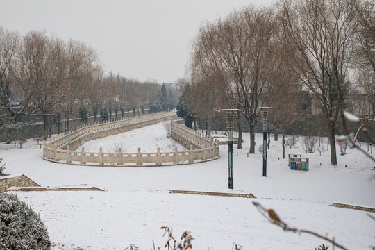鄉(xiāng)村雪景