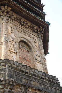 北京天寧寺遼代密檐式磚塔