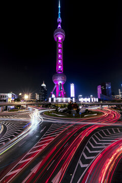上海東方明珠夜景