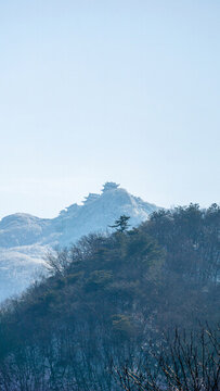 太白頂雪景