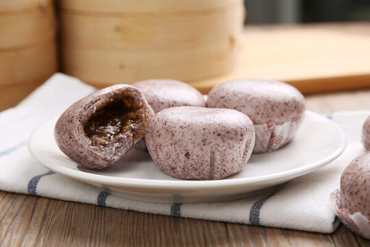 紫米燕麥包