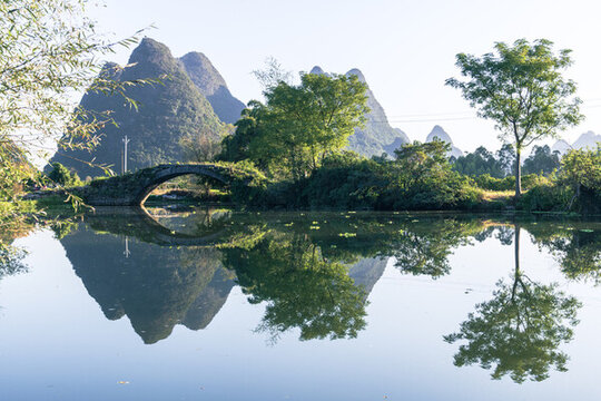 桂林會(huì)仙銅橋