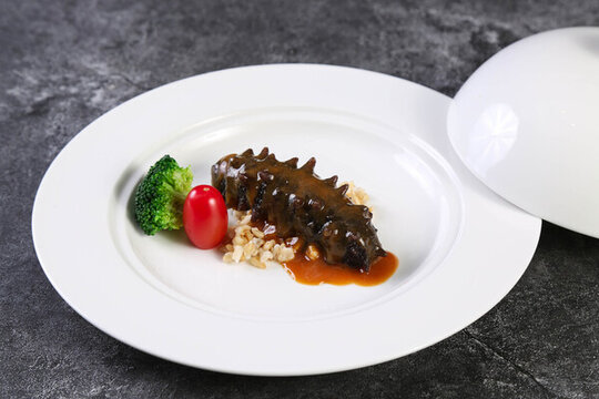 鮑汁燕麥燴遼參